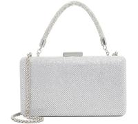 Dune London Dune London Silver Slim Beaut Hard Clutch Bag