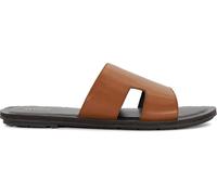 Dune London Men's Ibes Leather Flat Sandals Tan 10 (44) Male