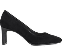 Dune London Women's Begin Block Heel Court Shoes Daim noir 5 (38) Female
