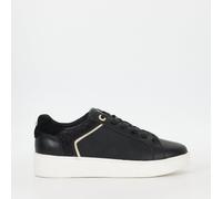 Dune London Women's Elli Low-Top Trainers Cuir noir 5 (38) Female