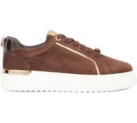 Dune London Women's Emmelino Platform Trainers Daim marron 7 (40) Female