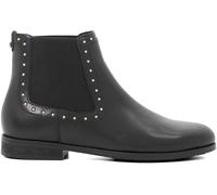 Dune London Women's Flat Ankle Boots Cuir noir 3 (36) Female