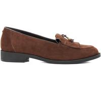 Dune London Women's Globetrot Loafers Daim marron 5 (38) Female