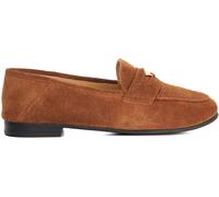 Dune London Women's Greek Loafers Suède brun foncé 3 (36) Female