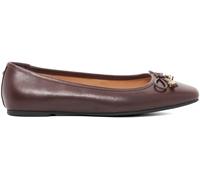 Dune London Women's Hennie Flat Mules Cuir marron 8 (41) Female