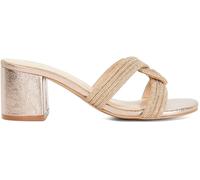 Dune London Women's Movey Heeled Sandals Or rose 6 (39) Female