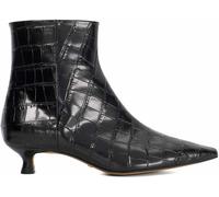 Dune London Women's Odore Ankle Heeled Boots Cuir noir 8 (41) Female