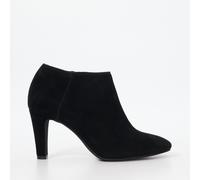 Dune London Women's Omarah Ankle Heeled Boots Daim noir 6 (39) Female