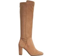 Dune London Women's Sirenaa Knee High Boots Tissu en camel 5 (38) Female