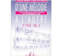 D'UNE MELODIE A L'AUTRE VOL 3 G