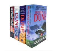 Dune Sequels and Legends of Dune 4 Books Set (Hunters of Dune, Sandworms of Dune, The Machine Crusade, The Butlerian Jihad)