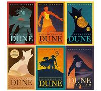 Dune Series Lot de 6 livres (Dune, Dune Messiah, Children of Dune, God Emperor Of Dune, Heretics Of Dune & Chapter House Dune)