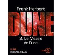 Dune - tome 2 Le Messie de Dune 1 CD audio - Frank Herbert - Lizzie - Univers Audio - Texte lu (CD) - Textes lus CD
