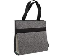 DuneDesign A4 Sac de Classeur en Feutre 31x34x9 cm Porte Documents Serviette Gris