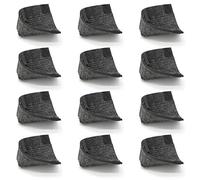 DuneDesign Lot de 12 Patins Feutre Pieds Table Brasserie - Protection Sol Anti Rayures Bois Carrelage Pierre - Patins Antidérapants Mobilier Intérieur Extérieur Jardin Pub Fête Protection Quotidienne