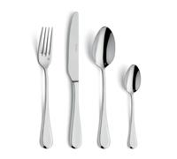 COUZON - Ménagère 24 couverts de table pour 6 personnes - Dunes - Acier inoxydable 18/10, Finition Miroir, Epaisseur 3 mm - Inox