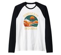 Dunescape Indiana Chemise Sunset Beach Lake Horizon Manche Raglan