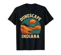 Dunescape Indiana Chemise Sunset Beach Lake Horizon T-Shirt