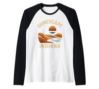Dunescape Indiana Shores Chemise Sunset Lake Michigan View Manche Raglan