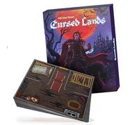 DUNGEON CRAFT: Cursed Lands - Jeu de société fantastique - Plus de 1000 tuiles de jeu de rôle - Effaçables à sec/humide double face - Compatible D&D - Pour 1+ joueur, à partir de 14 ans