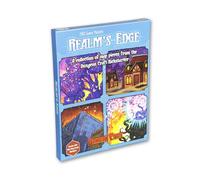 DUNGEON CRAFT Realm's Edge Book by 1985 Games - Jeu de donjon immersif avec cartes effaçables à sec pour des aventures infinies - Jeu résistant à l'eau avec feuilles mobiles dans une boîte