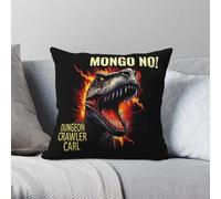 Dungeon Crawler Carl Mongo Taie d'oreiller sans taie d'oreiller en polyester et lin velours avec fermeture éclair