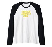 Dungeon Crawler Carl Yellow Text Logo LitRPG Series Book Manche Raglan