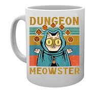 Dungeon Meowster Funny Nerdy-Gamer Cat-D20 Dice Rpg Mug Cup