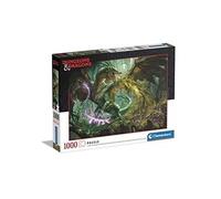 Clementoni Dungeons & Dragons-1000 Pièces-Puzzle, Divertissement pour Adultes-Fabriqué en Italie, 39734