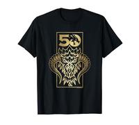 Dungeons & Dragons 50th Anniversary Gold Felldrake Logo T-Shirt