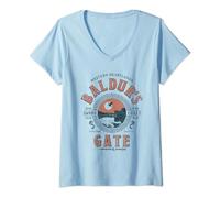 Dungeons & Dragons Adventure Awaits at Baldur's Gate T-Shirt avec Col en V