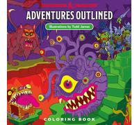 Dungeons & Dragons Adventures Outlined Coloring Book