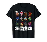 Dungeons & Dragons Choose Your Role Dressed Up Dice T-Shirt