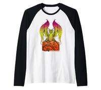 Dungeons & Dragons Colorful Gradient Dragon Guards Treasure Manche Raglan
