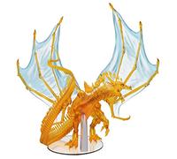 Dungeons & Dragons D&D Icons of The Realms: Adult Topaz Dragon - Figurines pré-peintes, translucides, RPG, pour affichage et utilisation sur table, jeu de rôle