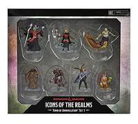 Dungeons & Dragons D&D Icons of The Realms : Tomb of Annihilation : Box 1-7 Figure Set, Pre-Painted Miniatures, RPG