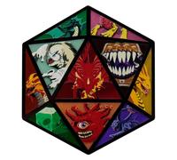 Dungeons & Dragons D20 Dé D'En Métal Médaillon