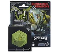 Dungeons & Dragons Dicelings, Monstre-dé de Collection D&D Dragon Vert, Figurine de Dragon