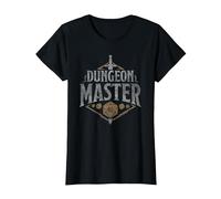 Dungeons & Dragons Dungeon Master T-Shirt, Femme, Noir, 3XL
