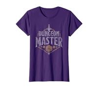 Dungeons & Dragons Dungeon Master T-Shirt, Femme, Violet, XL