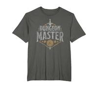 Dungeons & Dragons Dungeon Master T-Shirt, Homme Grandes Tailles, Asphalte, 3X Tall