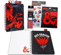 Dungeons & Dragons Ensemble de journal de campagne - Ensemble de carnets à spirale D&D avec onglets de séparation et crayons, autocollants, plus | Ensemble de carnets de campagne DND pour enfants