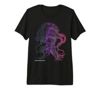 Dungeons & Dragons Facing Monster Gradient T-Shirt Haut de Gamme