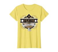 Dungeons & Dragons Fighter Combat Trained T-Shirt, Femme, Citron, S