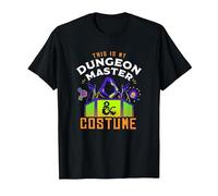 Dungeons & Dragons Halloween My Dungeon Master Costume T-Shirt, Homme, Noir, 6XL