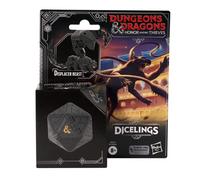 Dungeons & Dragons Honor Among Thieves, Monstre-dé Dicelings D&D, Figurine de Collection bête éclipsante Convertible en d20 géant