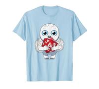 Dungeons & Dragons: Honor Among Thieves Owlbear Dice Chibi T-Shirt, Homme, Bleu Céleste, XXL