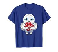 Dungeons & Dragons: Honor Among Thieves Owlbear Dice Chibi T-Shirt, Homme, Bleu Royal, S