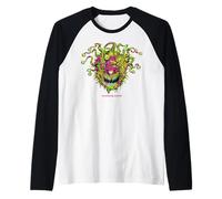 Dungeons & Dragons Neon Ooze Colored Beholder Sinister Smile Manche Raglan