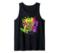 Dungeons & Dragons Neon Ooze Colored Xorn Splattered Paint Débardeur